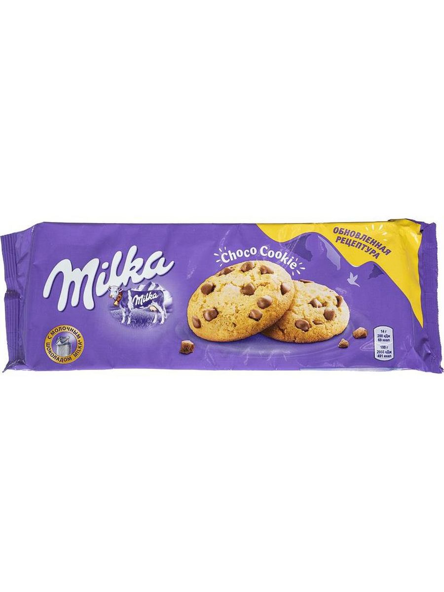 Печенье Milka мол. Шоколад 168г
