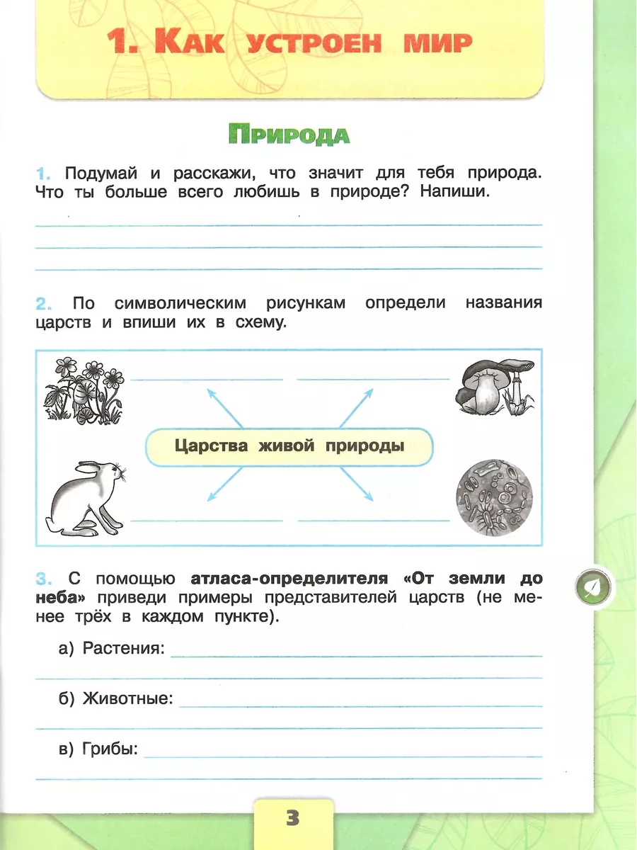 Окружающий мир. 3 класс. Рабочая тетрадь 2 части. НОВЫЙ ФГОС Просвещение  172933987 купить за 790 ₽ в интернет-магазине Wildberries