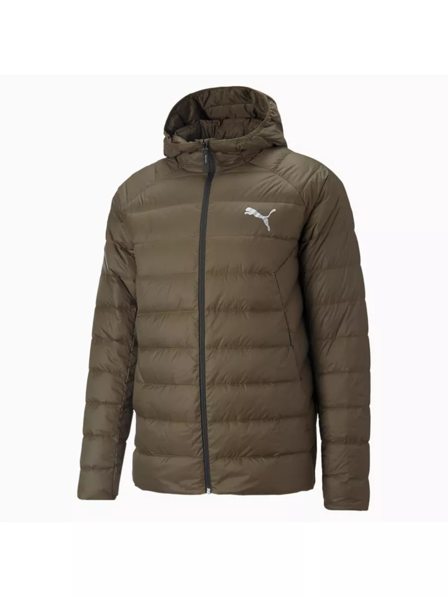 Puma hooded down jacket best sale