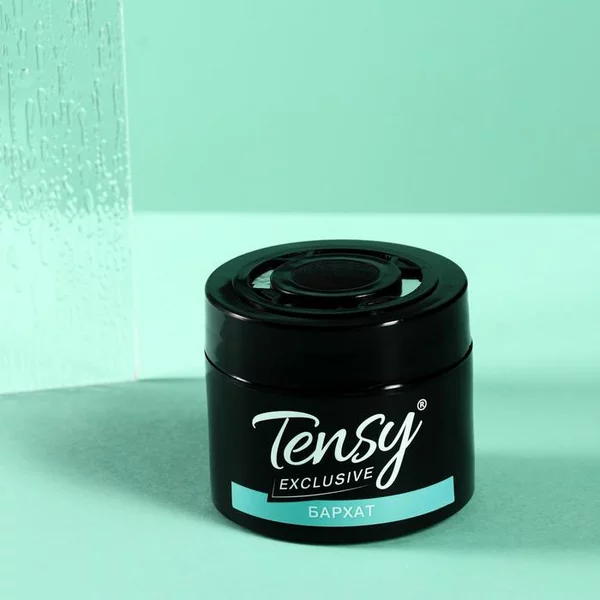 Ароматизатор в банке Tensy Бархат гелевый, с пробником, 60мл