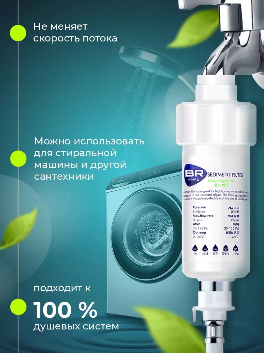 Фильтр для воды и душа biruite water 172998149 купить за 913 ₽ в  интернет-магазине Wildberries