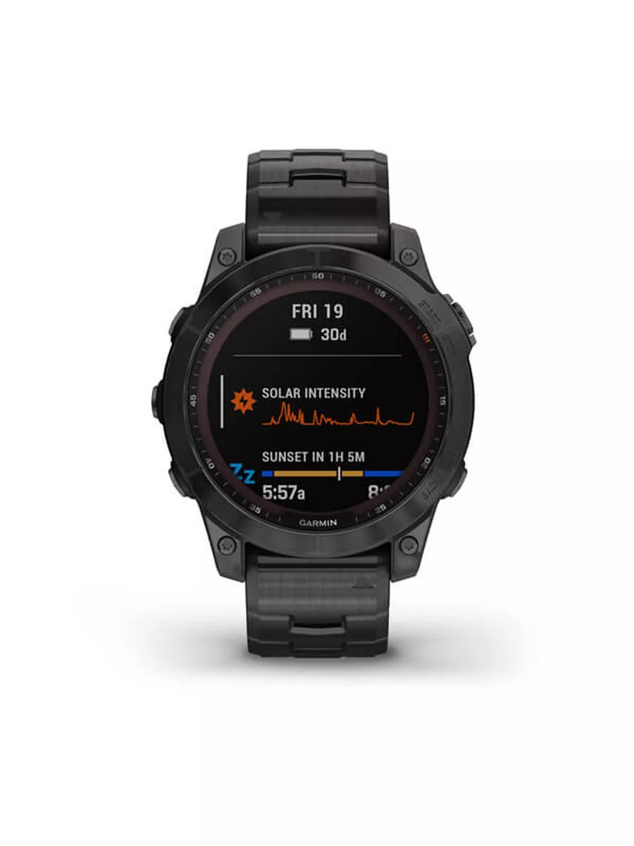 Fenix 7 Sapphire Solar + титановый браслет (010-02540-39) - фото 2