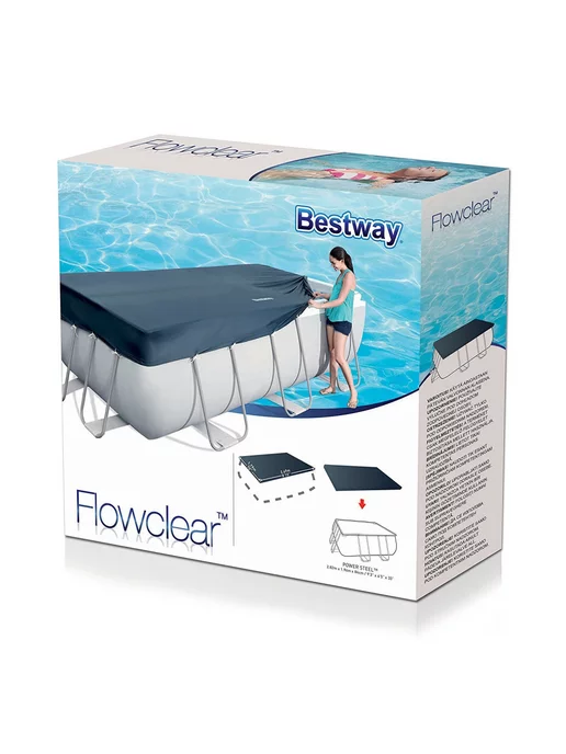 Bestway Тент для прямоугольного бассейна 58442 (282х196х84см), вариант, фото 2
