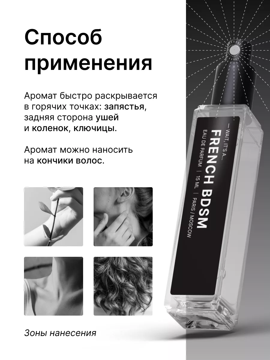 Парфюмерная вода Fragrance community French BDSM 15мл Библиотека ароматов  173124442 купить за 1 269 ₽ в интернет-магазине Wildberries