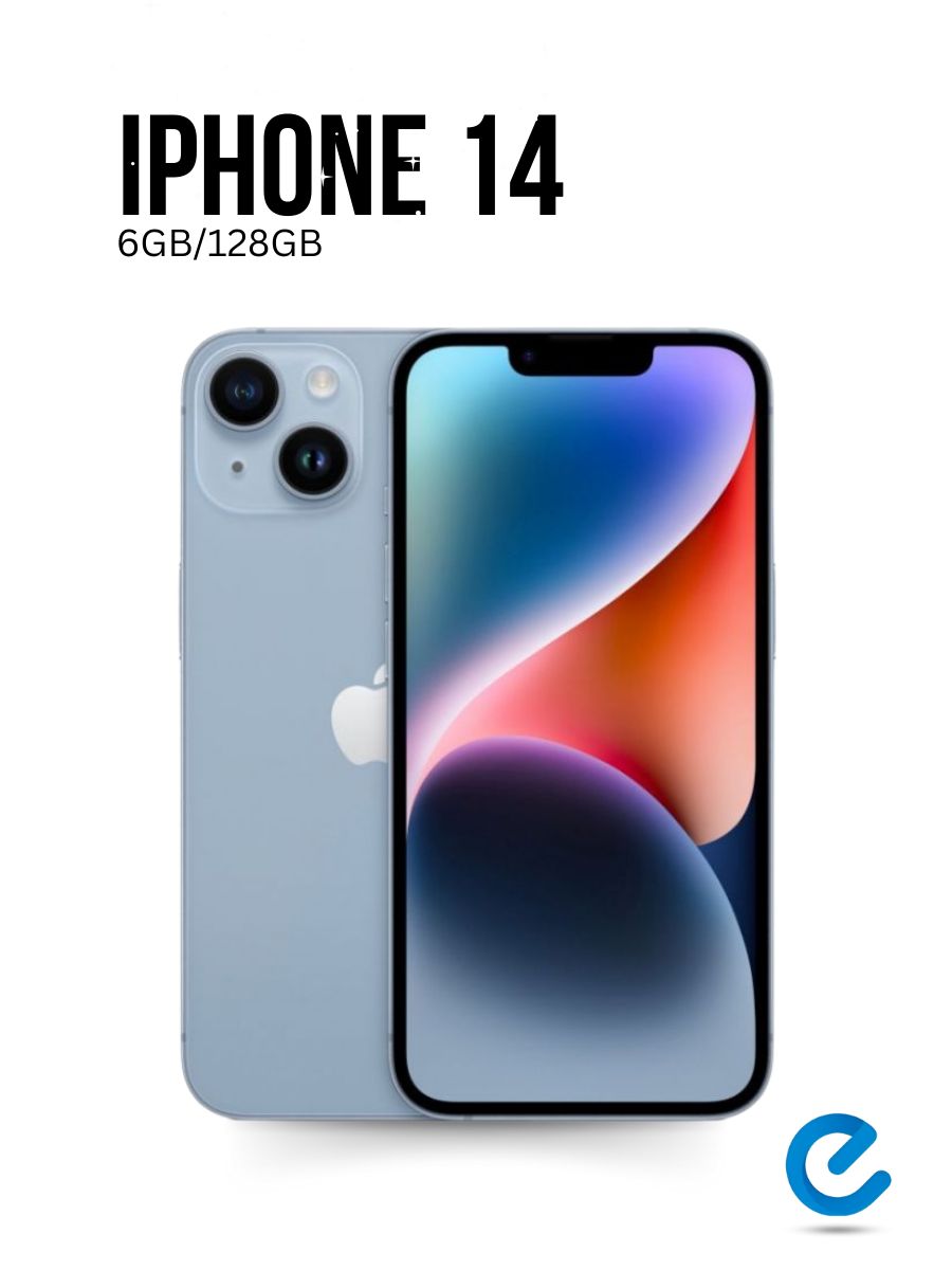 Телефон iphone айфон 14 128GB голубой Apple 173142311 купить за 75 792 ₽ в  интернет-магазине Wildberries