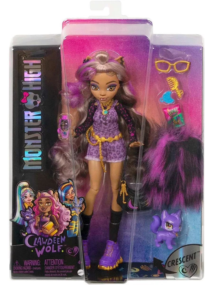 Кукла Монстер Хай Клодин Вульф HHK52 Monster High 173163347 купить за 5 089  ₽ в интернет-магазине Wildberries