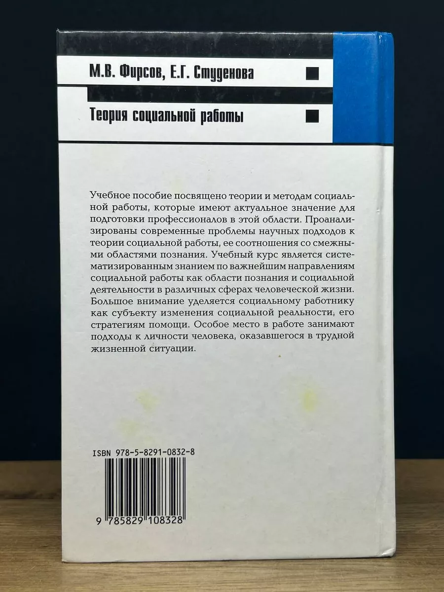 Теория социальной работы Учебное пособие для вузов Академический проект  173173896 купить в интернет-магазине Wildberries