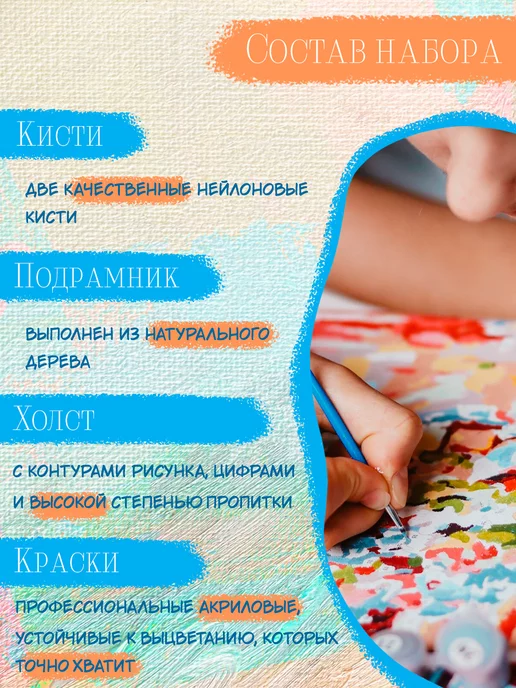 КАРТИНА ПО НОМЕРАМ ГЕНШИН Картина по номерам Тигр 50*40, вариант, фото 2