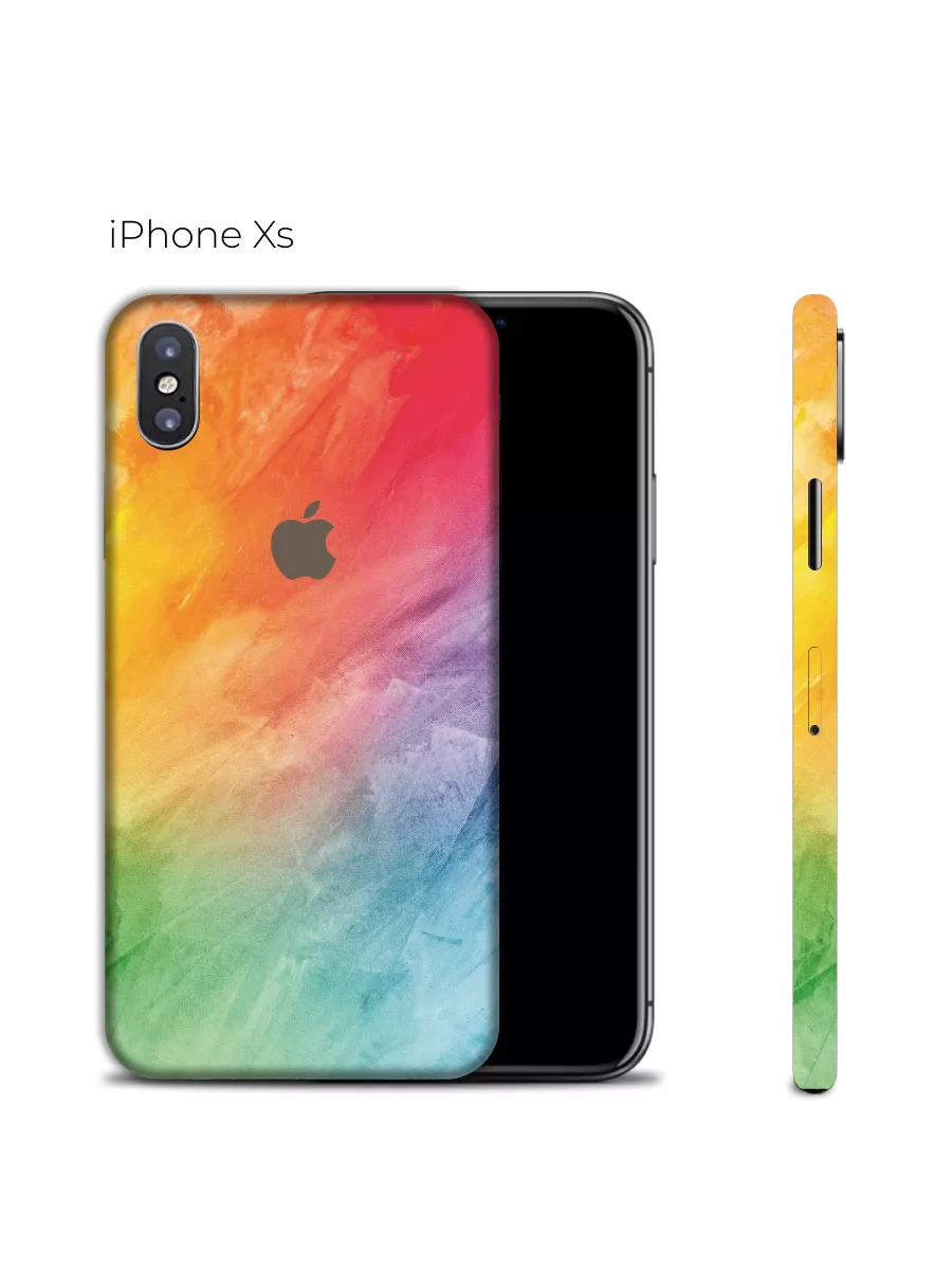 SKINZRU Цветная гидрогелевая пленка на заднюю панель iPhone Xs