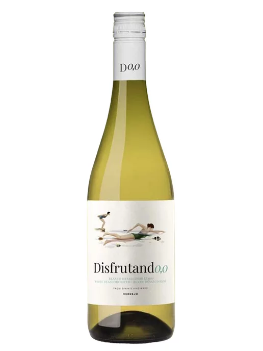 Disfrutando Вино безалкогольное Verdejo белое сухое 0,75л, 750 мл