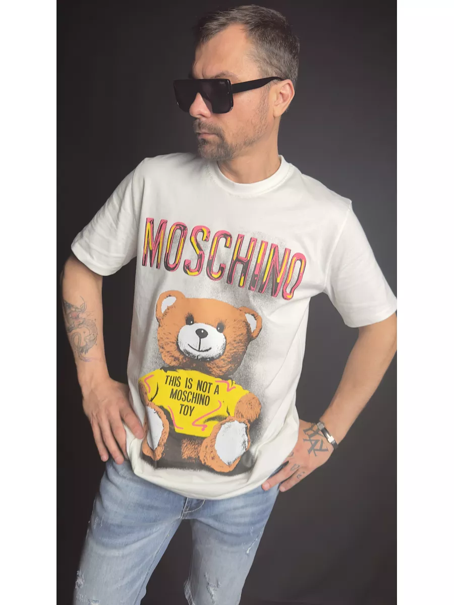 Футболка Moschino белая