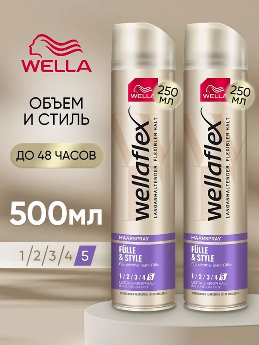 Wella Лак для укладки волос Wellaflex профессиональный стайлинг