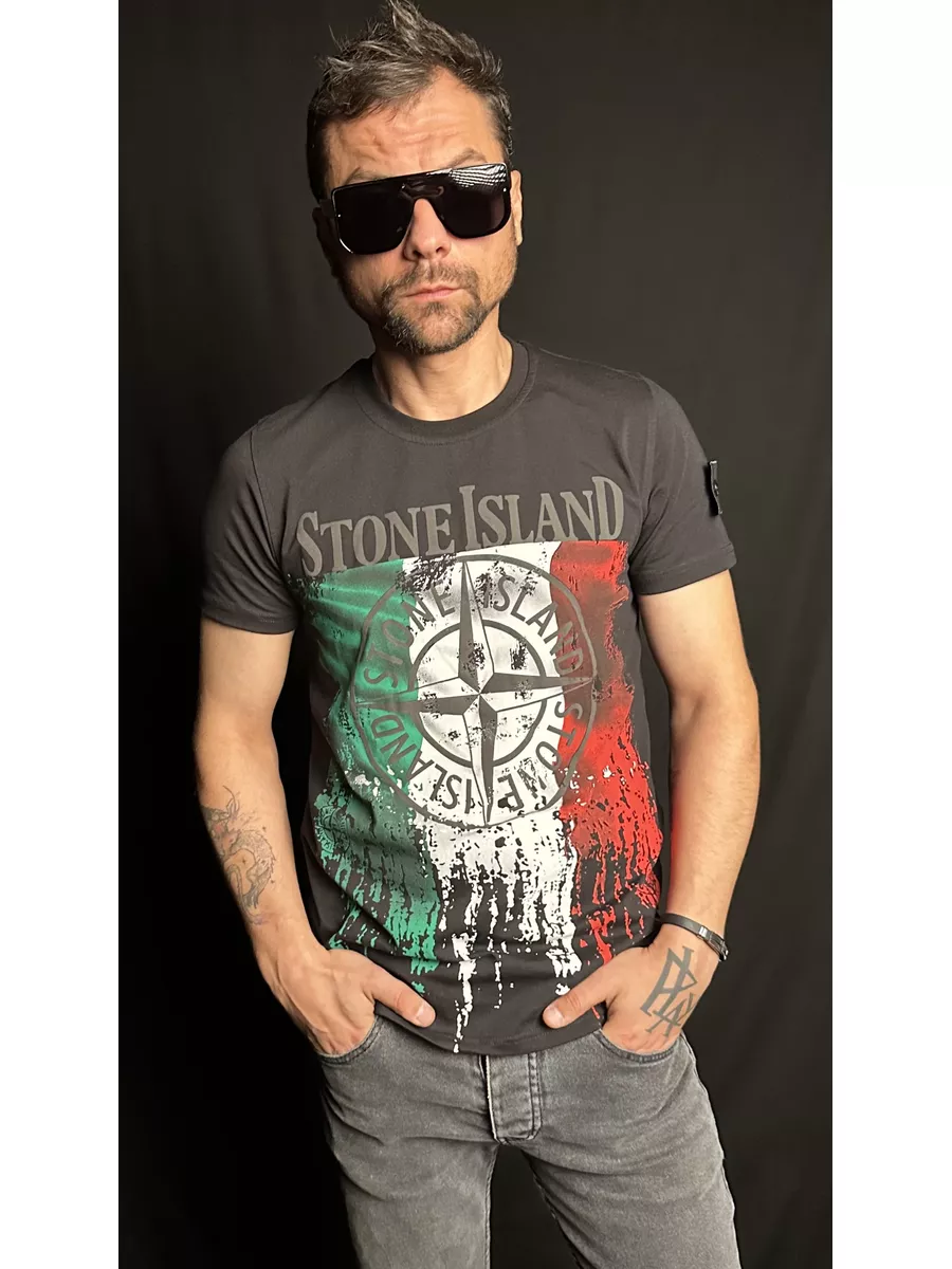 Футболка Stone Island черная