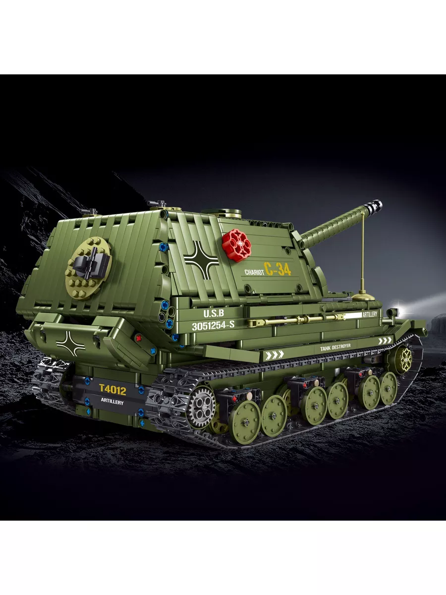 Конструктор военный танк сау Фердинанд LEGO 173287570 купить в  интернет-магазине Wildberries