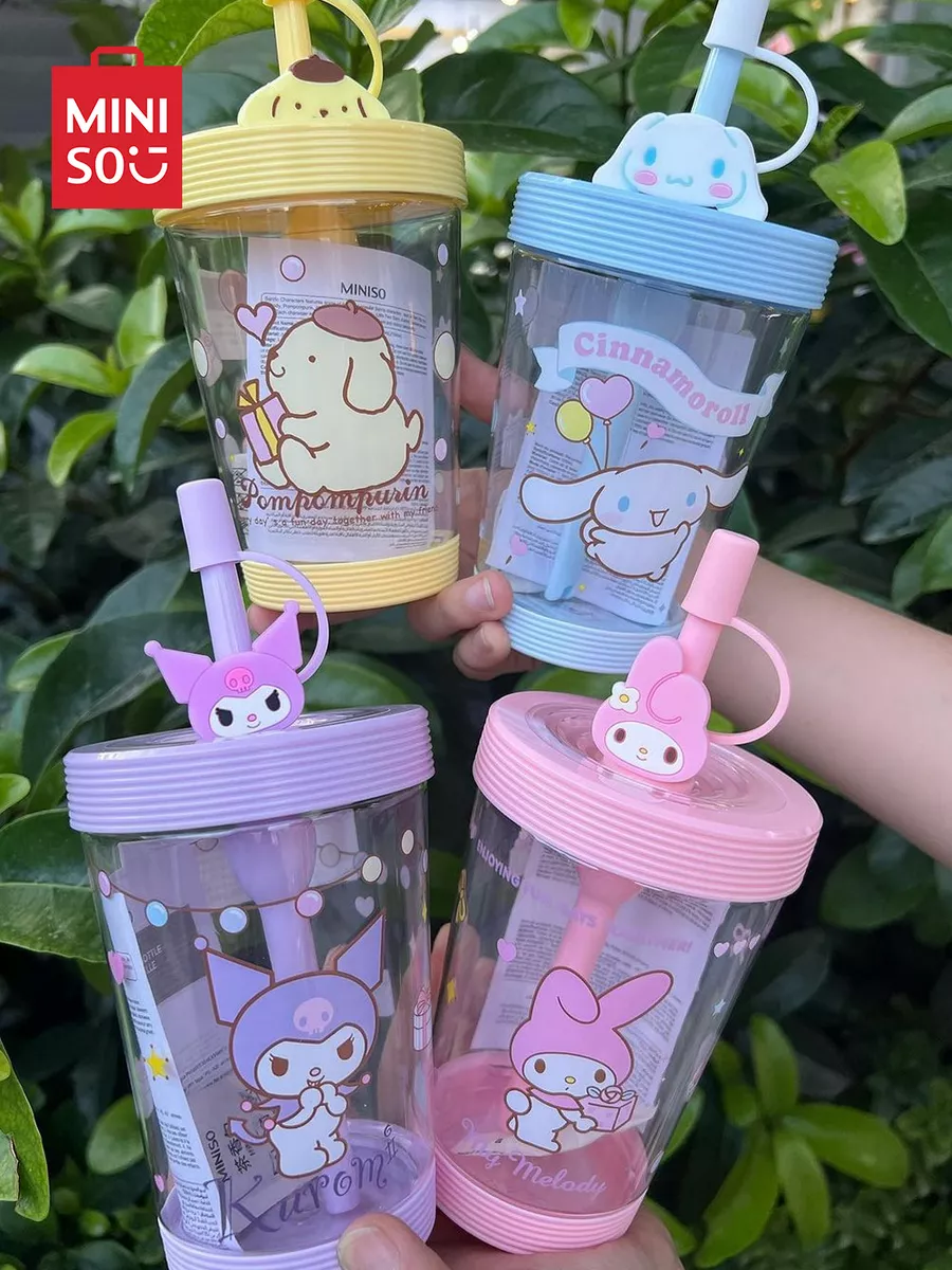 Пластиковый стакан для воды 535 мл. SANRIO Куроми miniso 173306346 купить в  интернет-магазине Wildberries