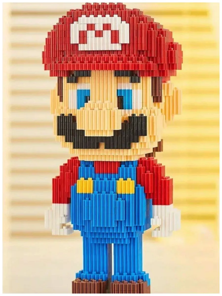 Конструктор набор мини блоки 3D Mario Марио 918 деталей LEGO 173324792  купить за 898 ₽ в интернет-магазине Wildberries