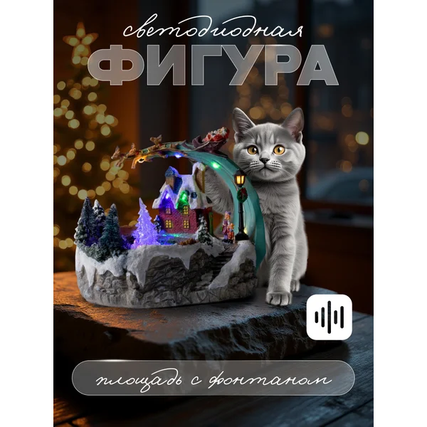 Декоративная фигура светодиодная на батарейках