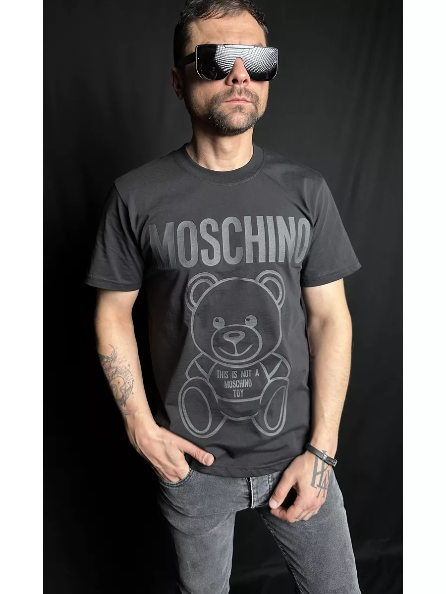 Футболка Moschino черная