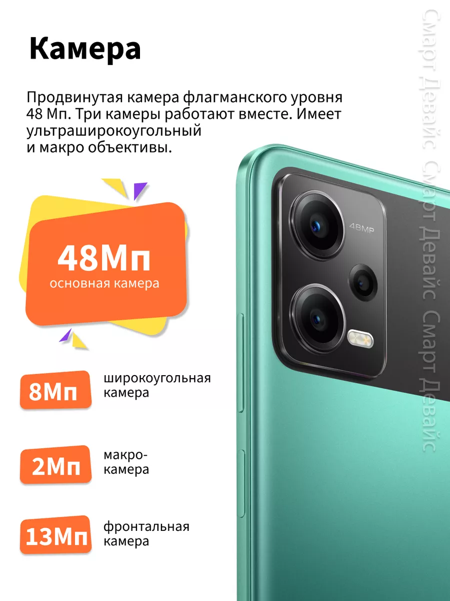 Смартфон POCO X5 5G 6GB+128GB Blue POCO 173447774 купить за 17 211 ₽ в  интернет-магазине Wildberries