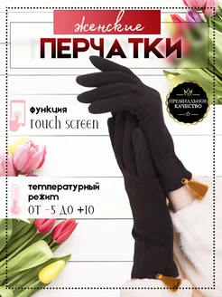 Перчатки осенние тканевые с сенсором на пальцах touch screen ANA MODA 173454756 купить за 342 ₽ в интернет-магазине Wildberries