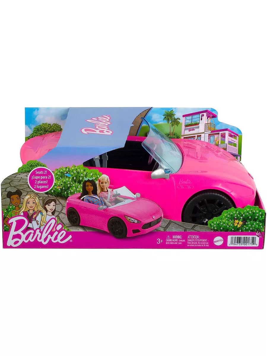 Игрушечная машинка Барби Кабриолет Toy Car Convertible Barbie 173457184  купить за 3 824 ₽ в интернет-магазине Wildberries