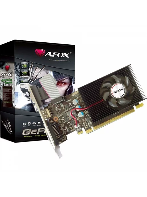 Afox Видеокарта GeForce GT 220 LP 1ГБ (AF220-1024D3L2)