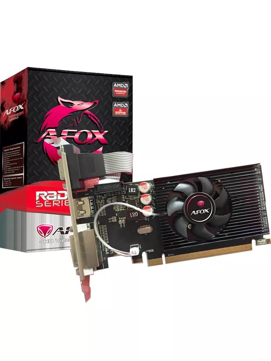 Видеокарта Radeon R5 230 1024Mb AFR5230-1024D3L Afox купить по цене 110,80 р. в интернет-магазине Wildberries в Беларуси | 173461611