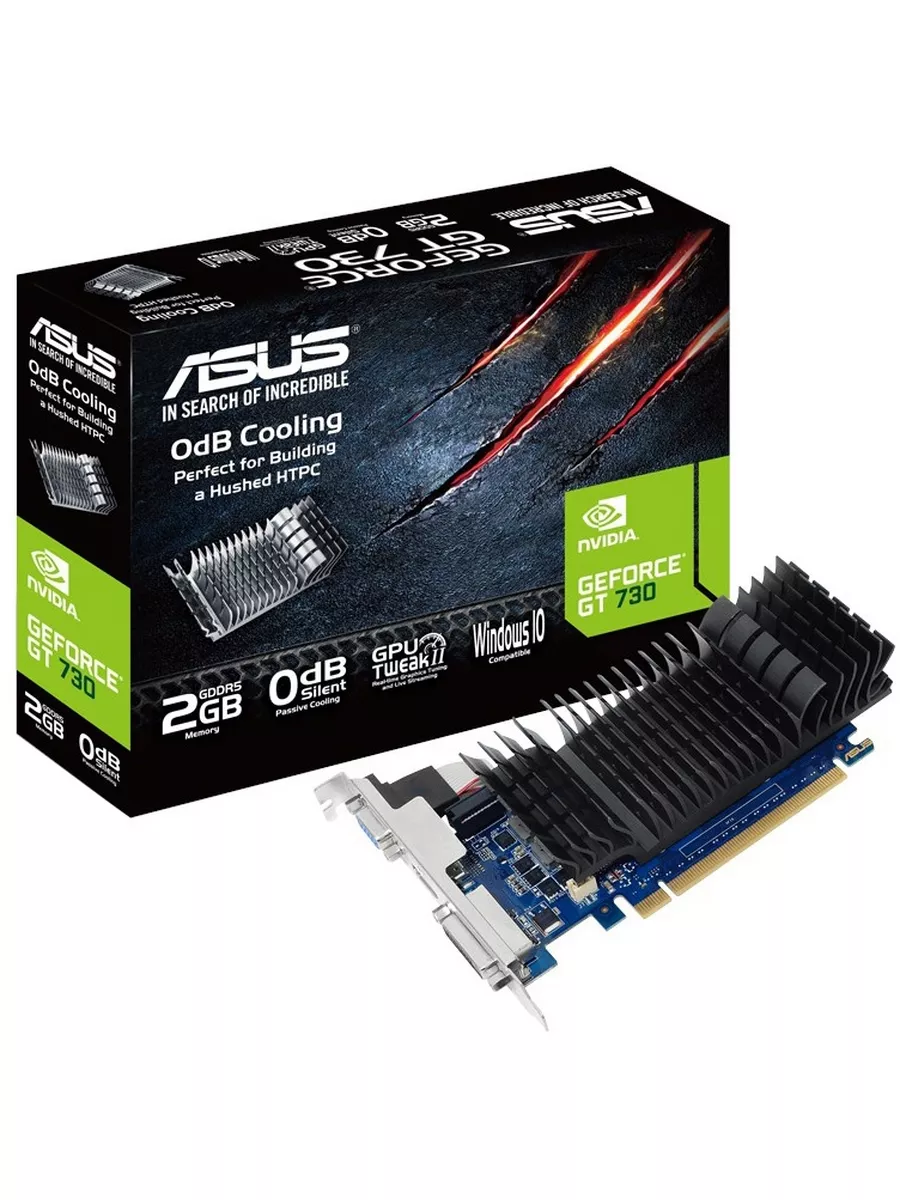 Asus Видеокарта GT 730 2 ГБ RTL (90YV06N2-M0NA00)