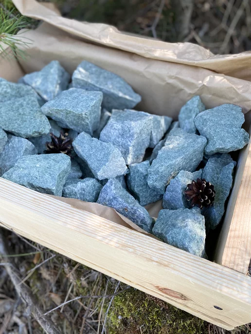 Jadeit.su Жадеит колотый мелкий Хакасия (ящик), вариант, фото 2
