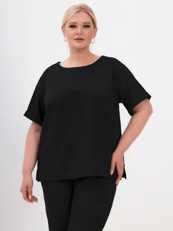 Блузка больших размеров KR 173477280 купить за 730 ₽ в интернет-магазине Wildberries