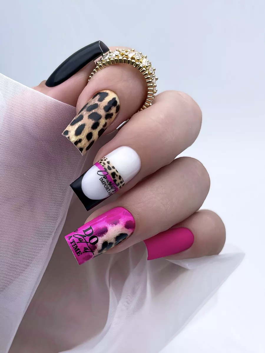 Дизайн ногтей леопард (44 фото)