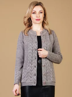 Кофта вязаная на пуговицах ALEGRO 173521837 купить за 2 460 ₽ в интернет‑магазине Wildberries