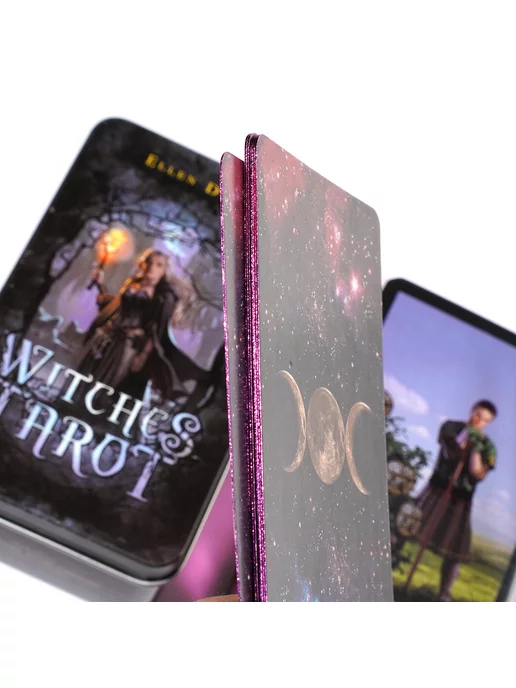 MagicTarot Карты таро Таро ведьмы в железной коробке для хранения, ведьмы в железной коробке, фото 2