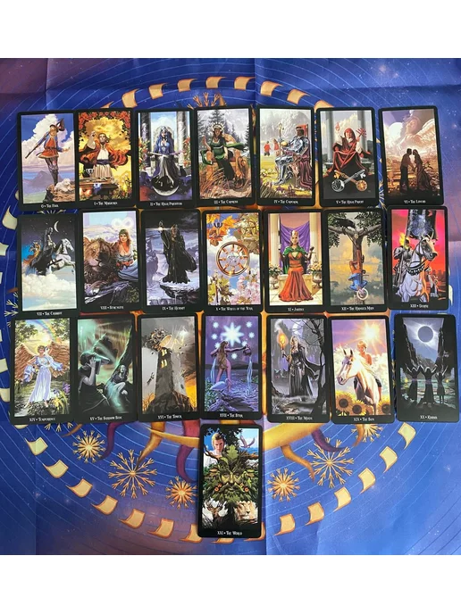 MagicTarot Карты таро Таро ведьмы в железной коробке для хранения, ведьмы в железной коробке, фото 5