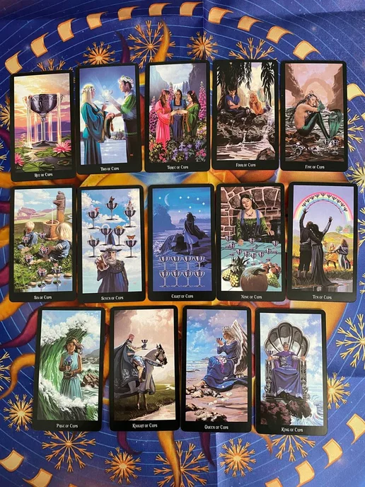MagicTarot Карты таро Таро ведьмы в железной коробке для хранения, ведьмы в железной коробке, фото 7