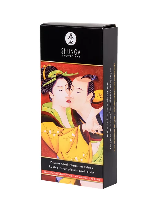 Shunga Блеск для губ "Клубника с шампанским", 10 мл, фото 6