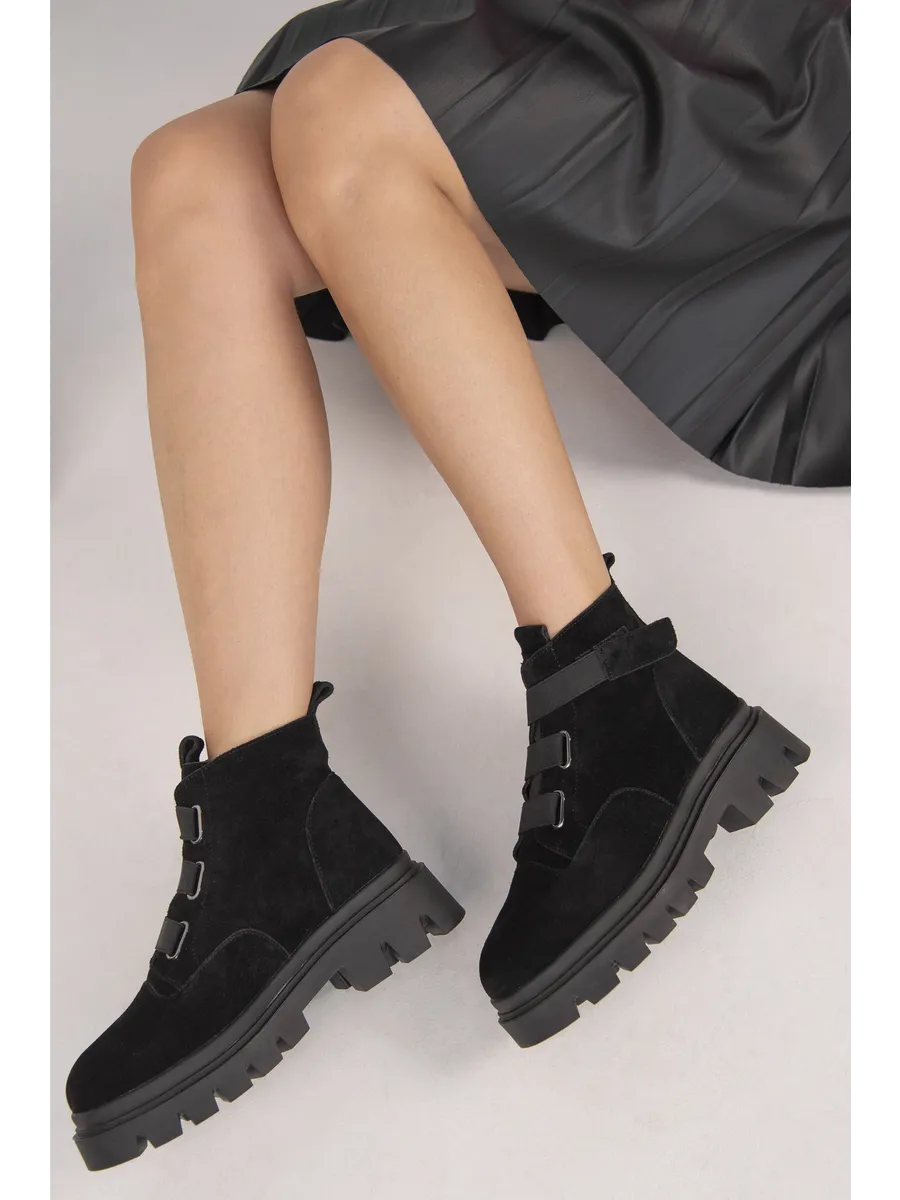 Raid perrie black hot sale chunky hiker boots