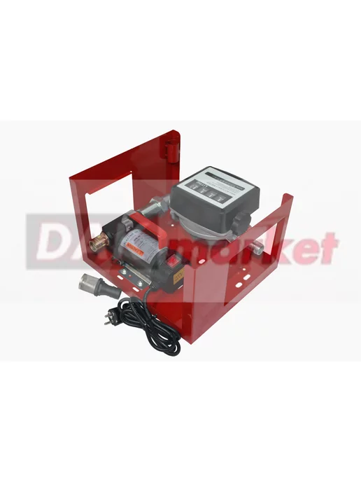 DAKMARKET Насос для перекачки ГСМ с счетчиком 220В 60л мин, 40 л, фото 3