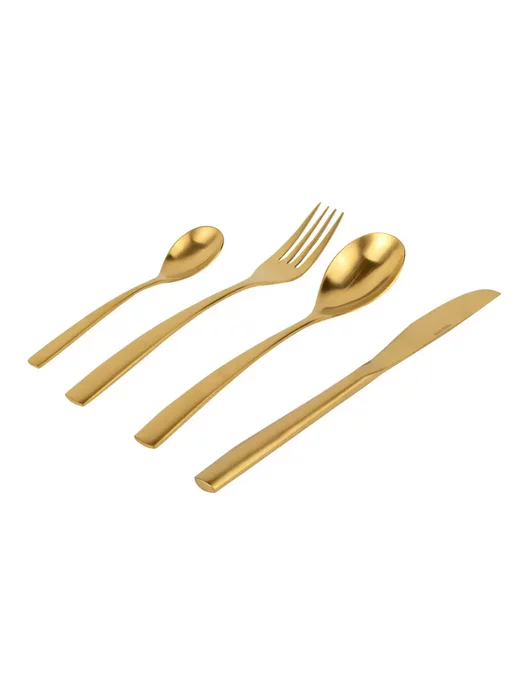 COMAS Вилка десертная BCN Colors Gold 18%, золотой, фото 3