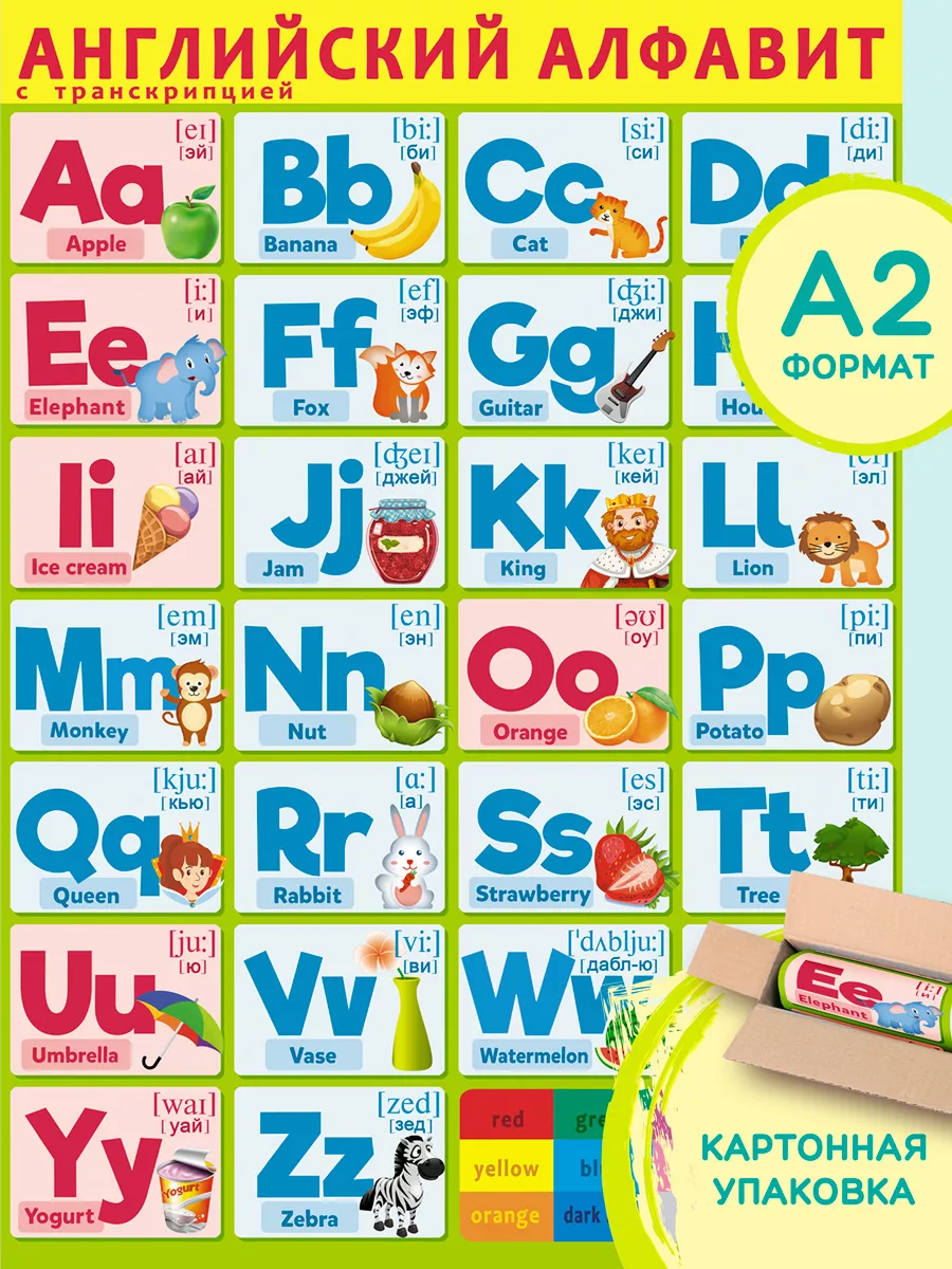 Нескучный английский язык для детей: учим алфавит
