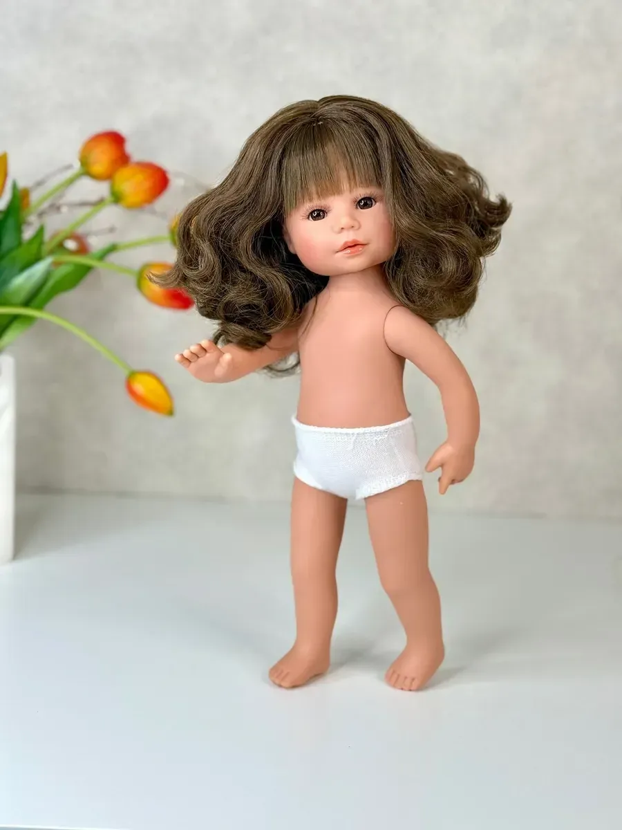 Кукла для девочки виниловая 34 см Xavi без одежды D'NENES (Carmen