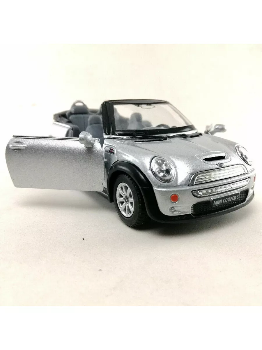 Машинка металлическая MINI Cooper S Cabrio Kinsmart 173641141 купить за 414  ₽ в интернет-магазине Wildberries