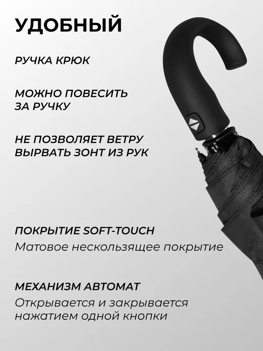 POPULAR Зонт автомат антиветер усиленный, вариант, фото 4