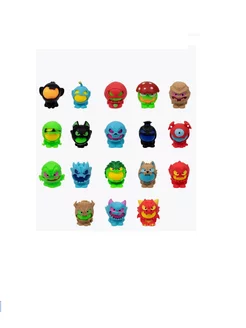 Игрушка сюрприз Мини сквиши антистресс Монстр бол тянучка 1Toy