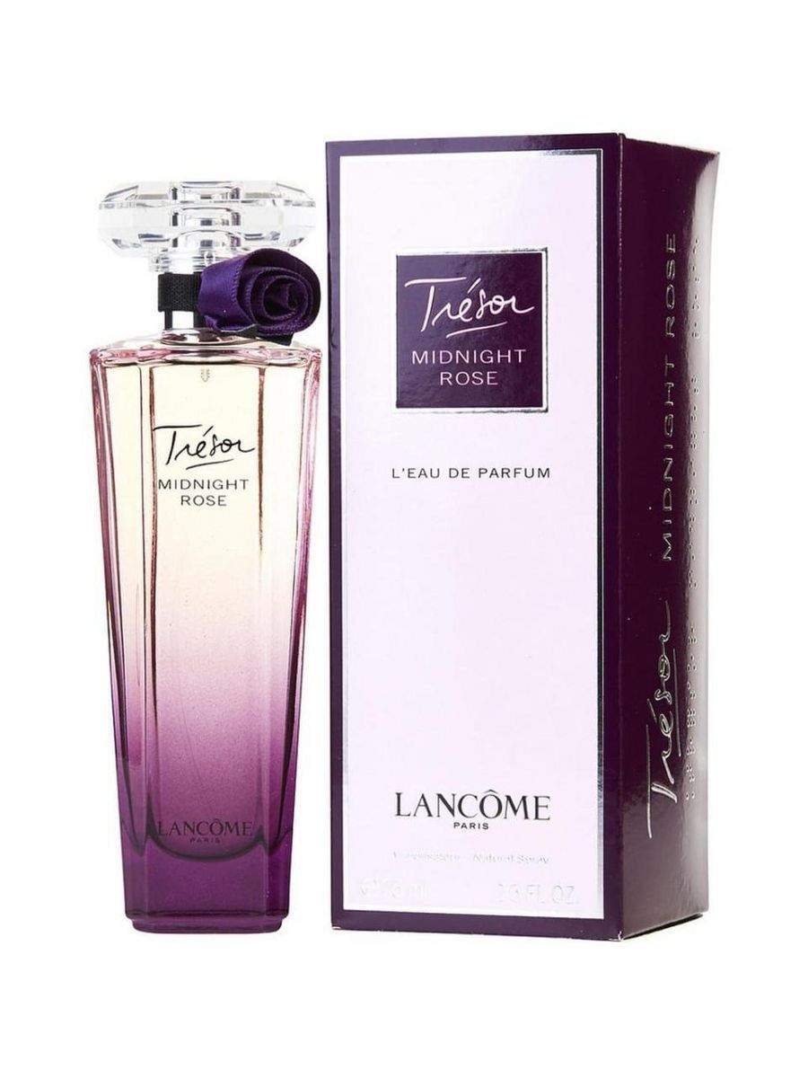 Парфюмированная вода ланком. Lancome Tresor Midnight Rose 75 мл. Lancome Tresor Midnight Rose EDP 30ml. Lancome Tresor Midnight Rose w EDP 75ml. Lancome Tresor Midnight Rose 30ml.