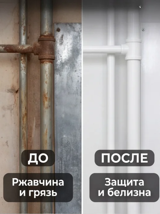 MAV Краска для радиаторов, батарей и металла белая, без запаха, белый, фото 2