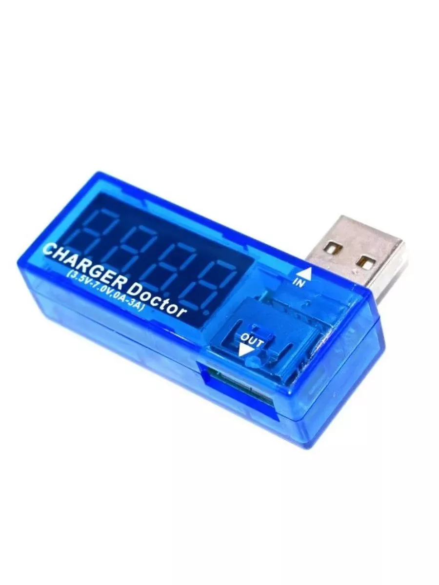 Цифровой USB тестер напряжения Charger Doctor 0-3