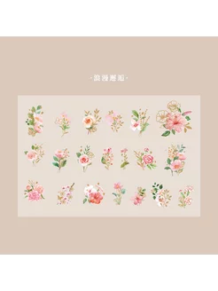 Стикеры розовые цветы Stickers for you 173685599 купить за 226 ₽ в интернет-магазине Wildberries