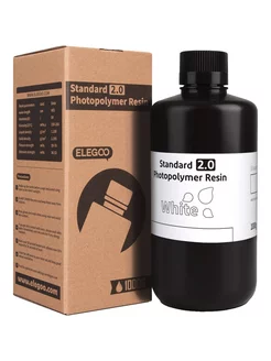 Фотополимерная смола Elegoo Standard Resin V2.0 Белый, 0.5 л Elegoo 173692133 купить за 1 047 ₽ в интернет-магазине Wildberries