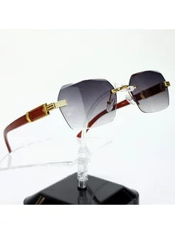 Солнцезащитные очки без оправы JOYTERRA 173741570 купить за 789 ₽ в интернет-магазине Wildberries